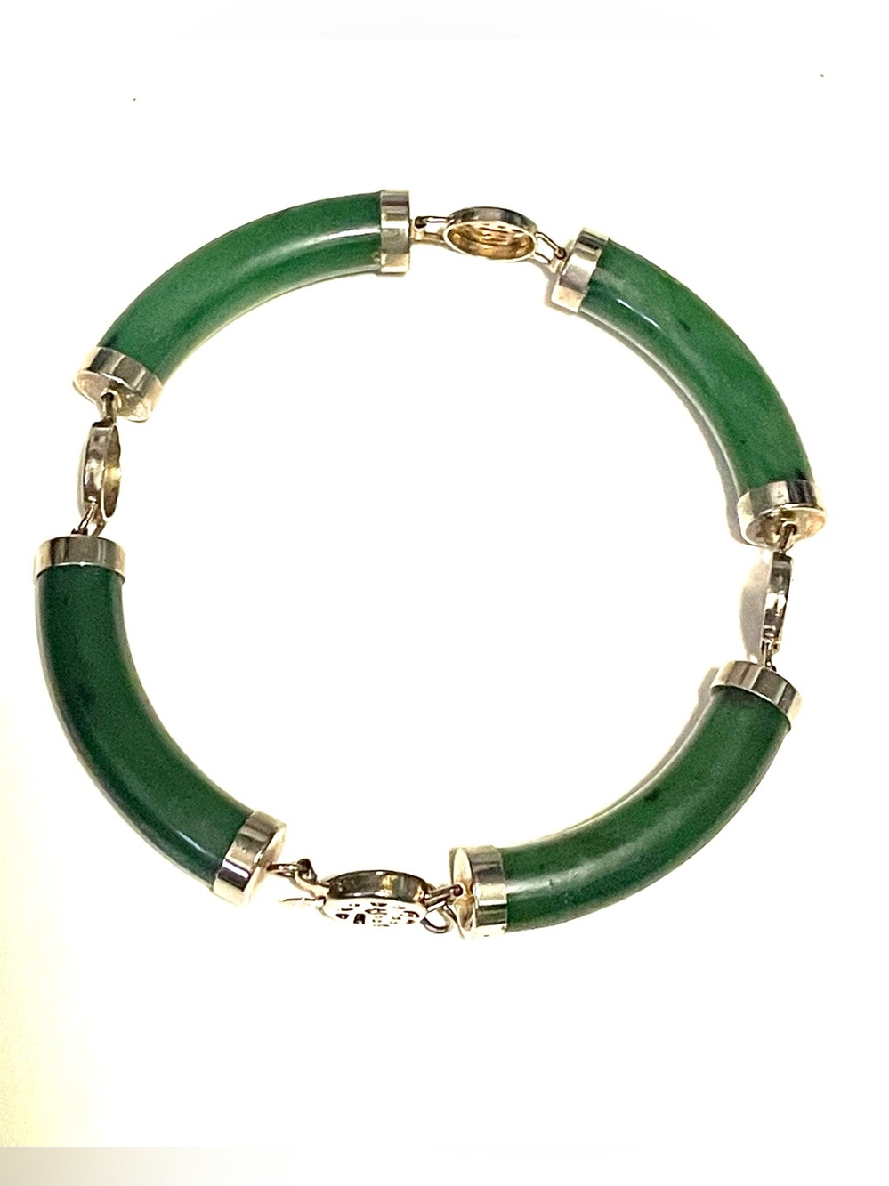 Gemstone Round Link Bracelet